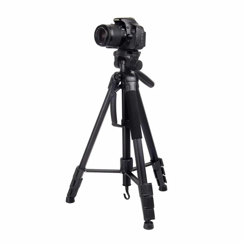 MOJOGEAR 177 cm 2-in-1-Kamera- und Telefonstativ: Dreibeinstativ und Einbeinstativ