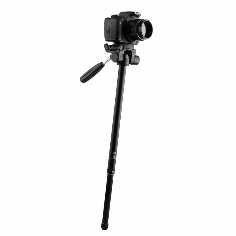 MOJOGEAR 177 cm 2-in-1-Kamera- und Telefonstativ: Dreibeinstativ und Einbeinstativ
