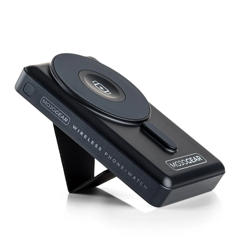 MOJOGEAR 3-in-1 Kabelloses Telefon+Uhr - MagSafe Powerbank 10.000 mAh