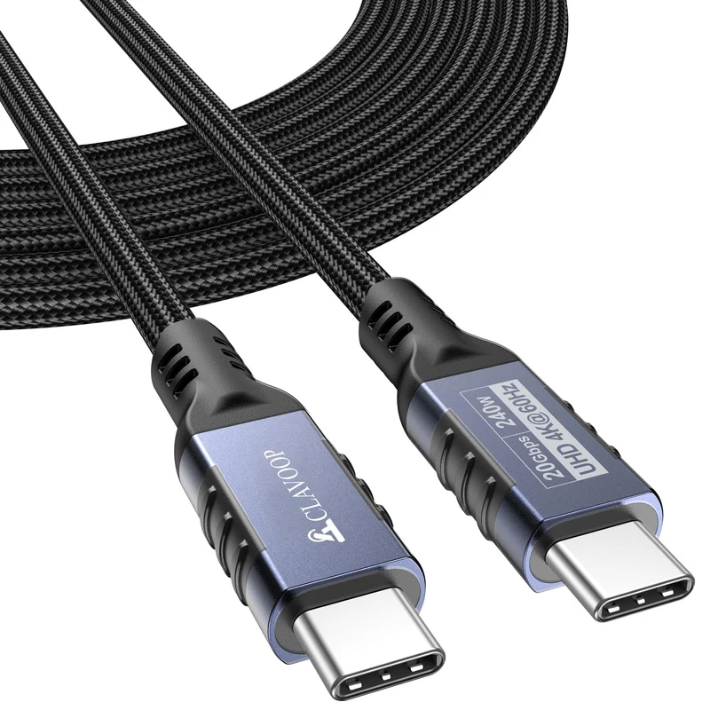USB C Data Cable 10ft, 20Gbps High Speed Data Transfer USB C 3.2 Gen 2