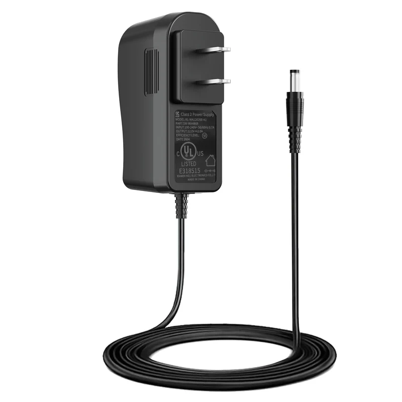 COMFIER 12V 2A Power Adapter Replacement for Massager, UL Listed AC DC Power Supply Charger Cord with 5.9FT Extra Long Cable, Co