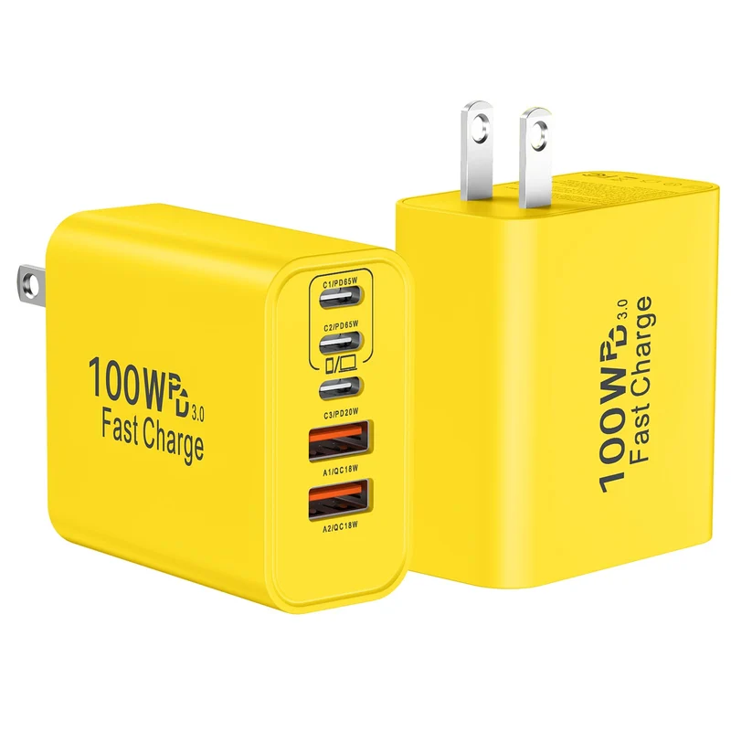 USB C Super Fast Charger Block, 100W USBC Charging Block Wall Plug Adapter