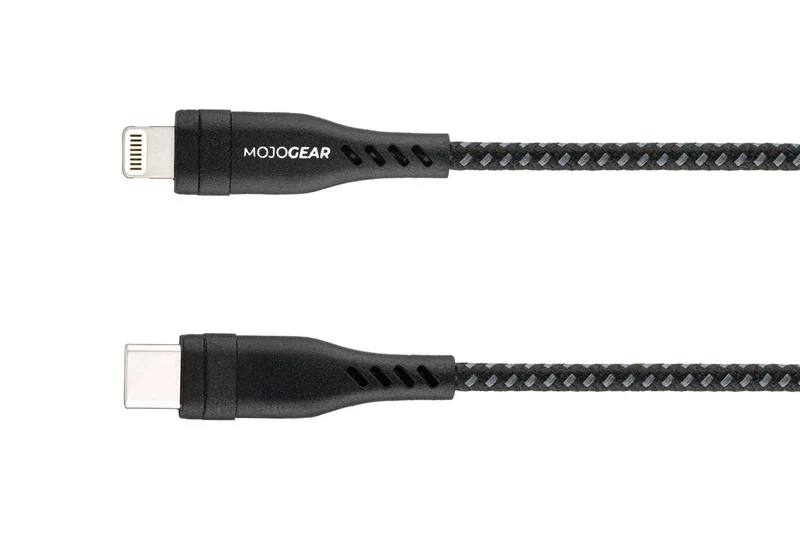 2x MOJOGEAR Apple Lightning auf USB-C Kabel Extra Stark [DUOPACK]
