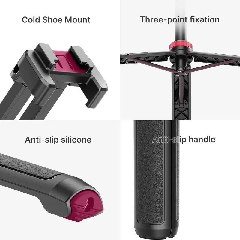 Ulanzi MT-44 Selfie-Stick-Stativ für Telefon und Kamera - 146 cm