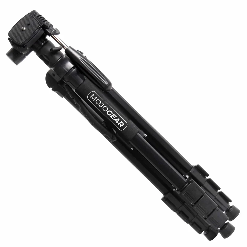 MOJOGEAR 179 cm 3-in-1-Kamera- und Telefonstativ: Dreibein, Einbeinstativ und horizontaler Arm