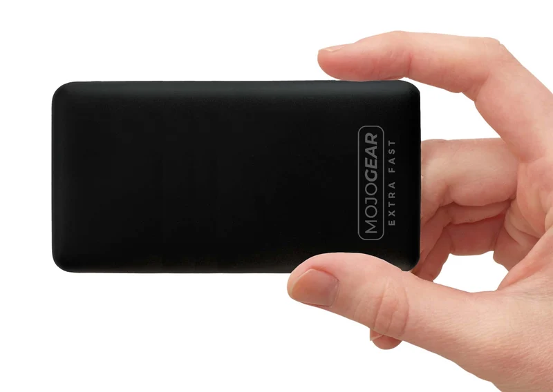 MOJOGEAR MINI XL Schnellladeset für iPhone & iPad: 20.000 mAh XL Powerbank + Lightning-auf-USB-C-Kabel