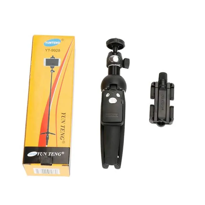 Yunteng YT-9928 Selfie-Stick mit Stativ für Smartphone und Kamera