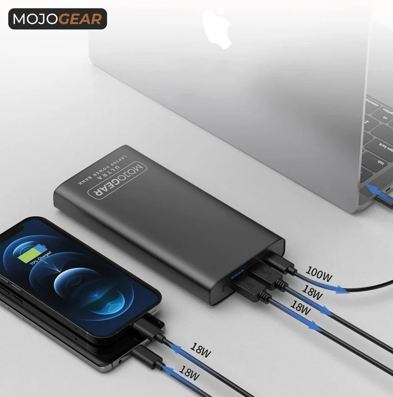 MOJOGEAR ULTRA 26.800 mAh 100 W Laptop-Powerbank