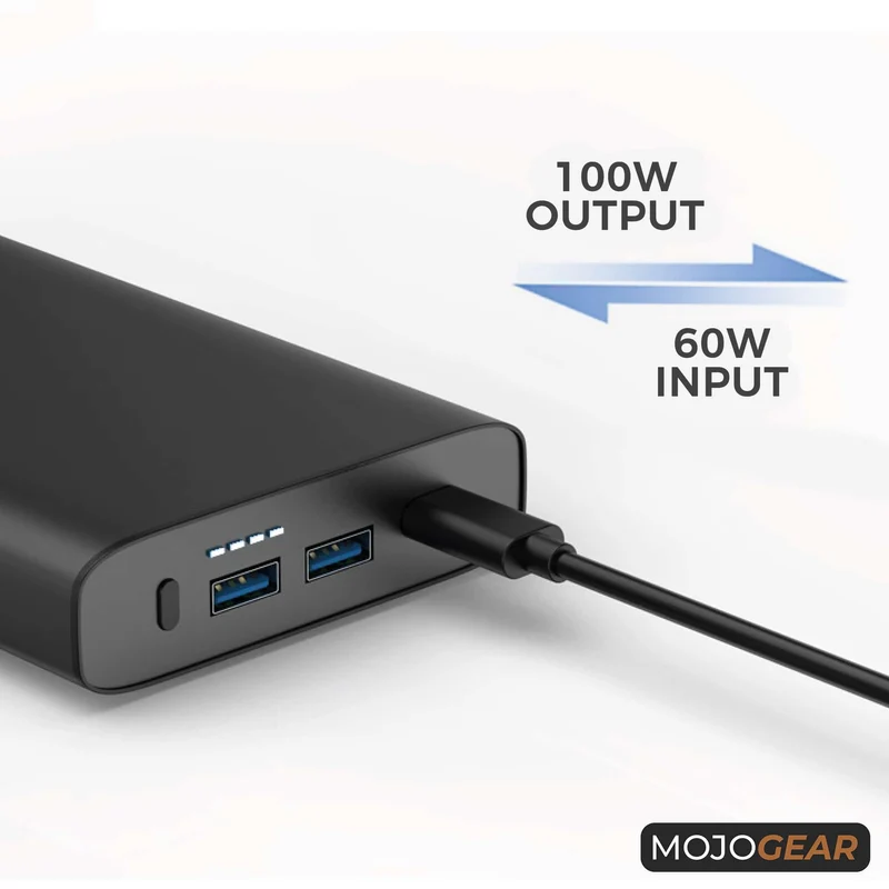 MOJOGEAR ULTRA 26.800 mAh 100 W Laptop-Powerbank
