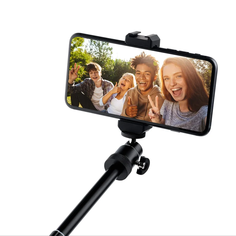 MOJOGEAR superstabiler Selfie-Stick mit Bluetooth-Fernbedienungs-KIT
