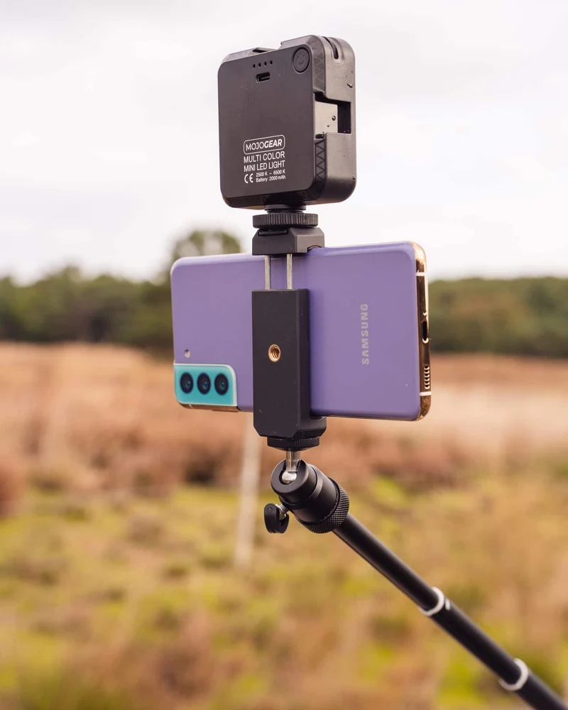 MOJOGEAR superstabiler Selfie-Stick mit Bluetooth-Fernbedienungs-KIT