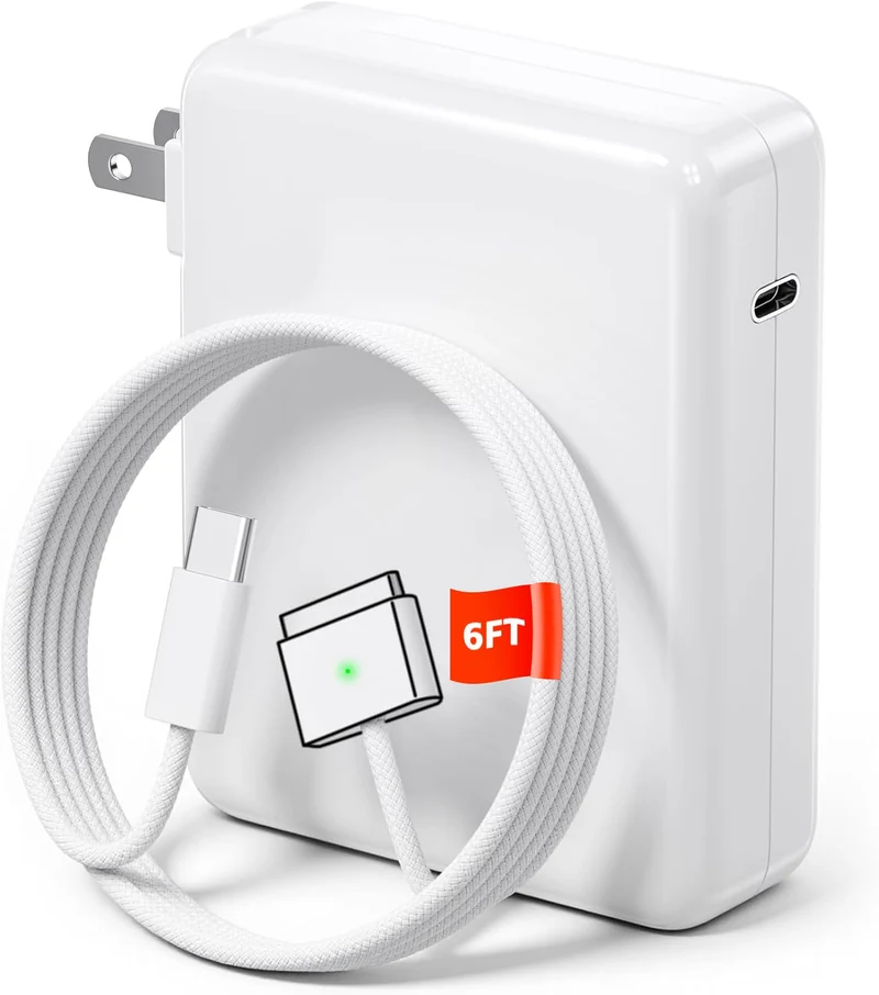 140W Mac Book Pro Charger for MacBook Pro 16/14 inch for Mac Air 15/13 inch 2021/2022/2023/2024/2025/2026/M1M5 Type C to Magnet