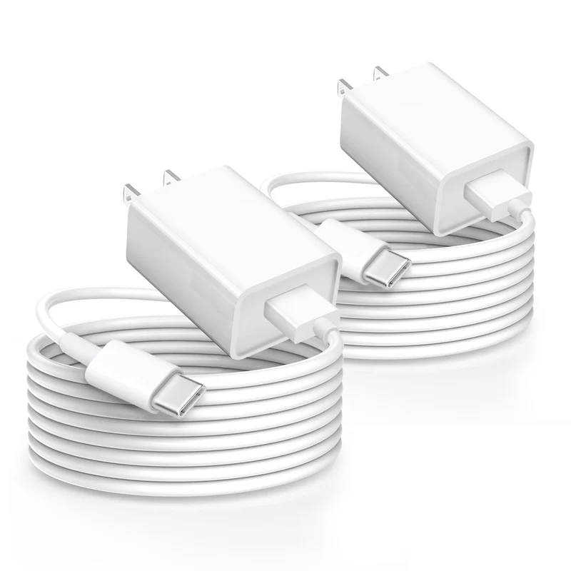 2 Pack 10FT USB Type C Camera Charger for Eufy Security SoloCam S220/S340/S4/E42 S300 C210 C220, eufyCam S4 C37 C35 C31 3 3C S33