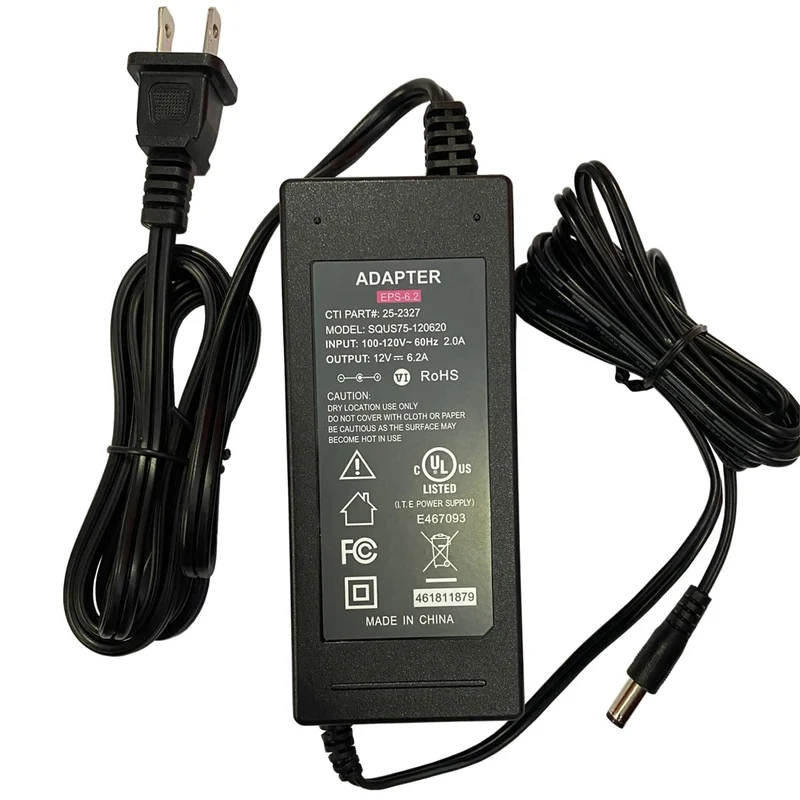 UL Listed 12V 5A AC/DC Adapter Compatible with Acer ED273 ED273U ED273UR ED273A XZ270 Abidpx Wmidx Pbidpx Xbmiipx LED Gaming Mon