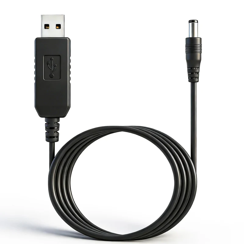 SEEHOM USB 5V to DC 9V Guitar Pedal USB Power Cable Charging Cord Power Supply Compatible for Most 9V Guitar Effects Pedals, Tip