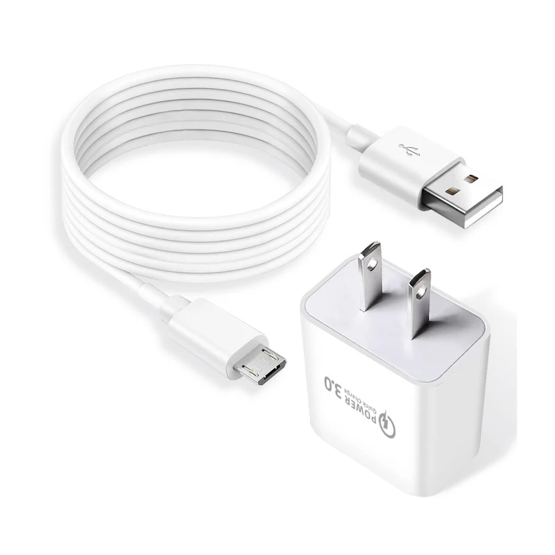 9.8FT Micro USB Charging Cable Arlo 9V Power Adapter for Arlo Pro2, Pro, Q/Go, Essential Spotlight XL, Spotlight Indoor Cam, Wyz