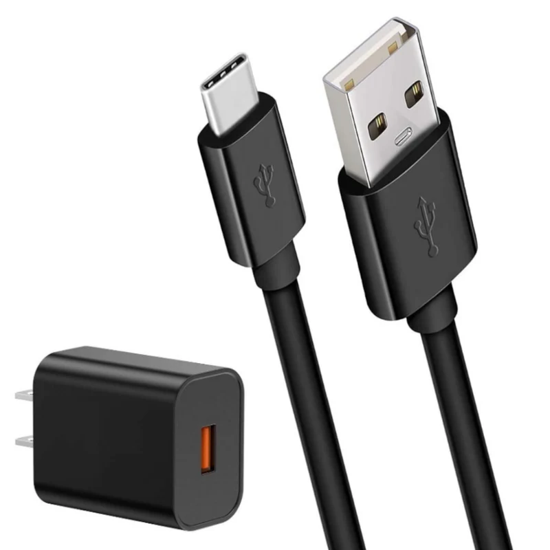 USBC Cable Cord & AC Adapter Wall Block Power Supply for Portable Monitors