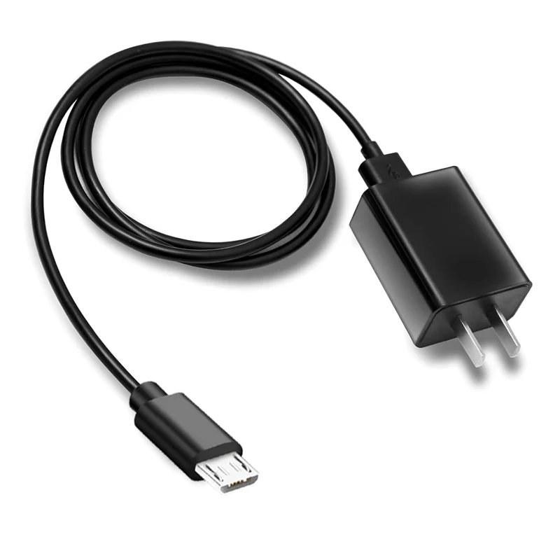 5V 2A 1A Fast Wall Charger 10ft Long Micro USB Type B Charging Cable Cord for Kindle Paperwhite 213, Oasis EReader, Fire HD 6
