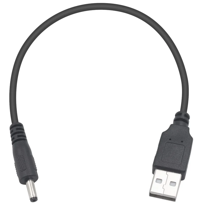 Duttek USB to DC Cable, 3.5x1.35 mm 5V DC Power Charging Cord, Electronics Barrel Jack Plugs USB 2.0 A Male to DC 3.5mm x 1.35mm