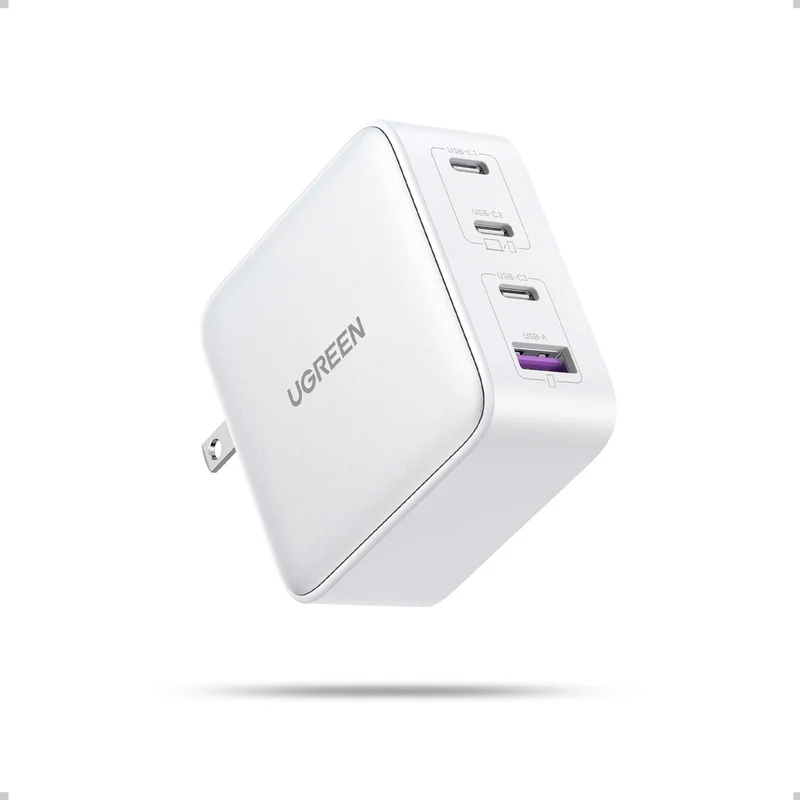 UGREEN Nexode 100W GaN USB C Charger, 4Port Compact Foldable Fast Laptop Charger Power Adapter for MacBook Pro/Air, iPad Pro, i