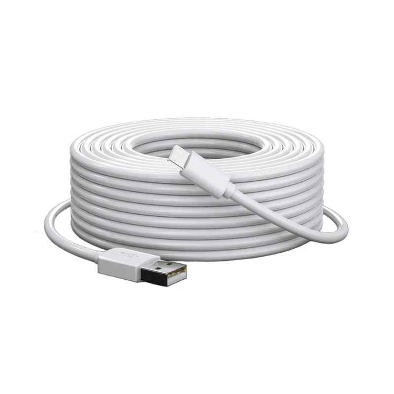 20Ft USBA to Micro USB Power Cable Fits for Ring Indoor Cam(2nd Gen)