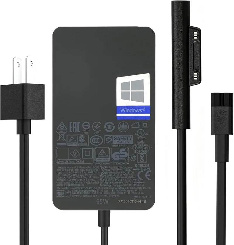 65W Surface Pro Charger Surface Laptop Charger for Surface Charger 44W 36W
