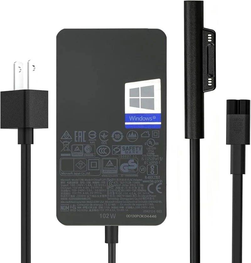102W Surface Book Charger Surface Laptop Studio Charger