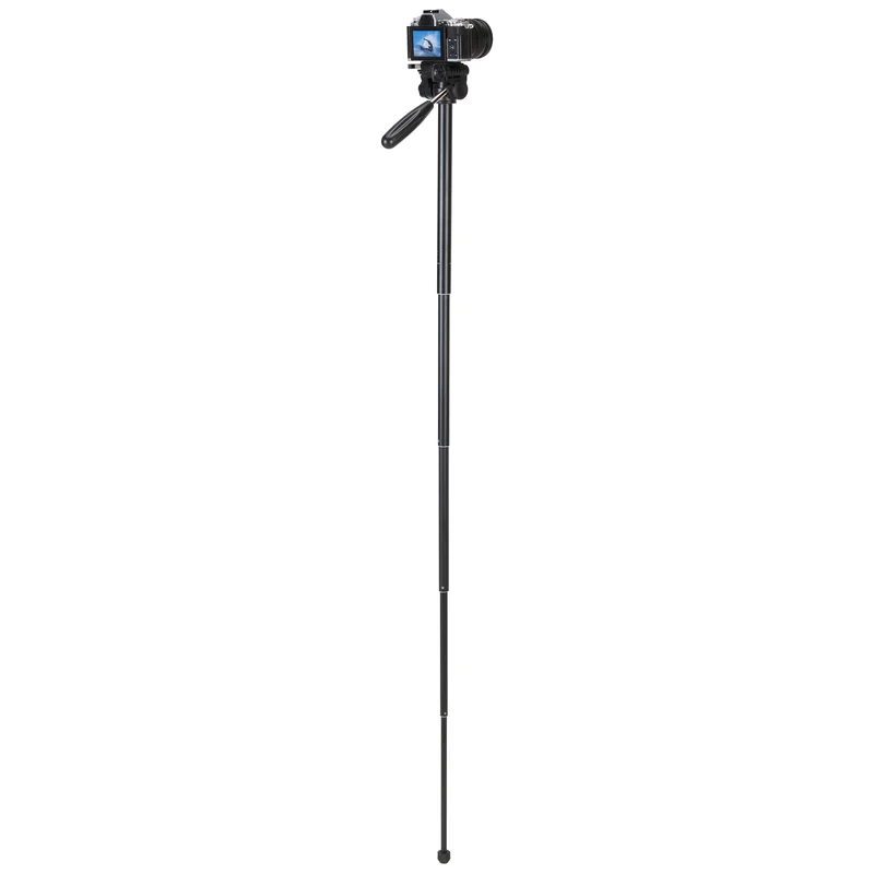 MOJOGEAR 167 cm 3-in-1-Stativ: Stativ, Einbeinstativ und horizontaler Arm