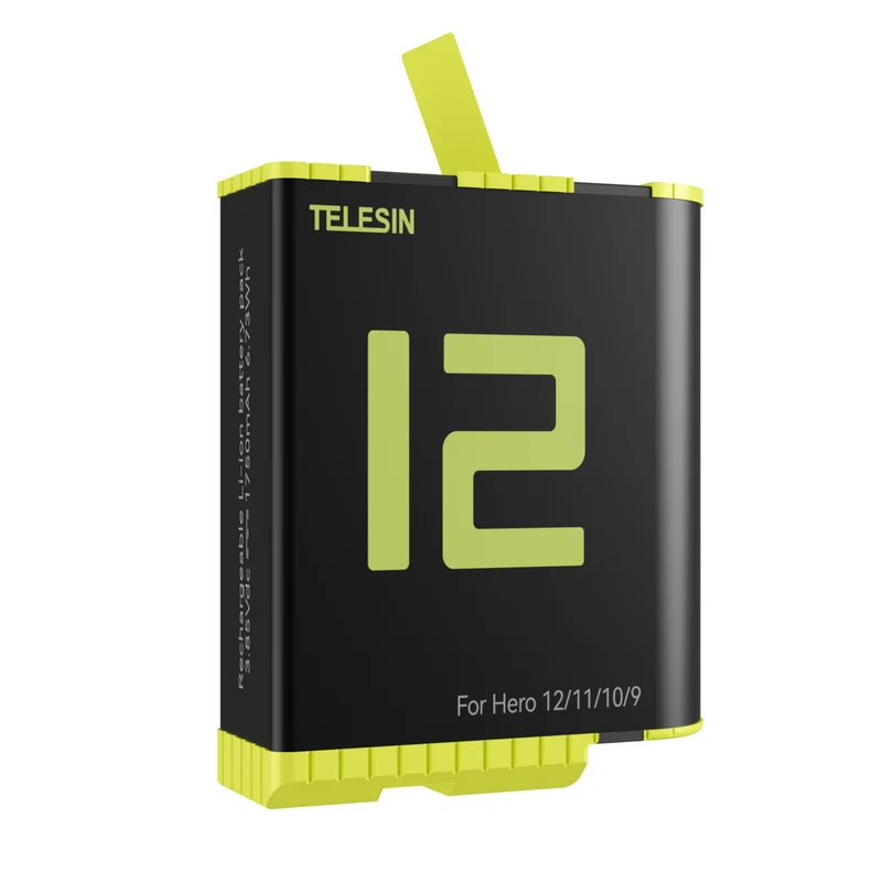 Telesin Ladebox mit 2 Akkus für GoPro 9/ 10 / 11 / 12