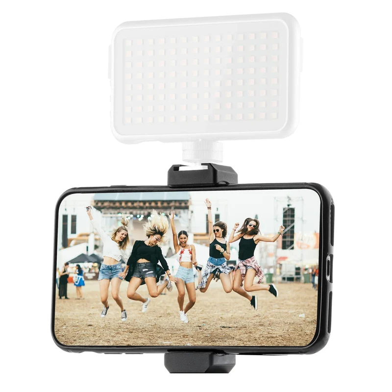 MOJOGEAR Telefonstativ mit ausziehbaren Beinen bis zu 110 cm – mit Premium-Telefonhalterung