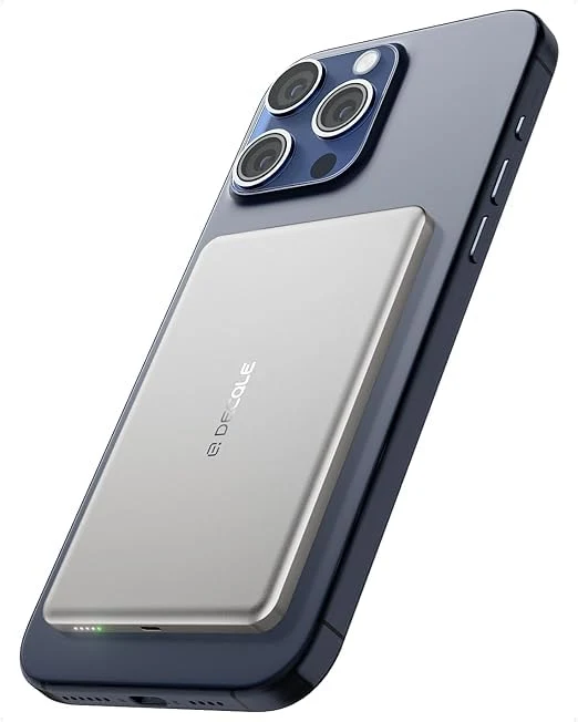 decqle Air Power Bank for MagSafe 5000mAh Ultra Slim Battery Charger Case