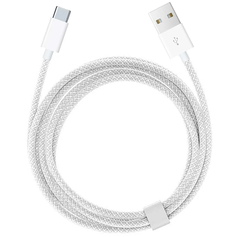 iPhone 15/16/16E/17/17E USB A to USB C Woven Cable for iPhone 17 15 16 Pro Max, 15/16 Plus, iPad 10th Gen,iPad Pro 12.9/11,iPad