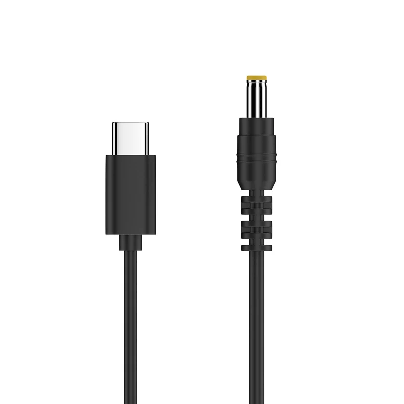 USB C to 12V DC Power Cable 4.9 ft PD65W TypeC to DC 5.5mm X 2.1mm Barrel Jack 12V 3A Output Charging for Router, Fan, Speake