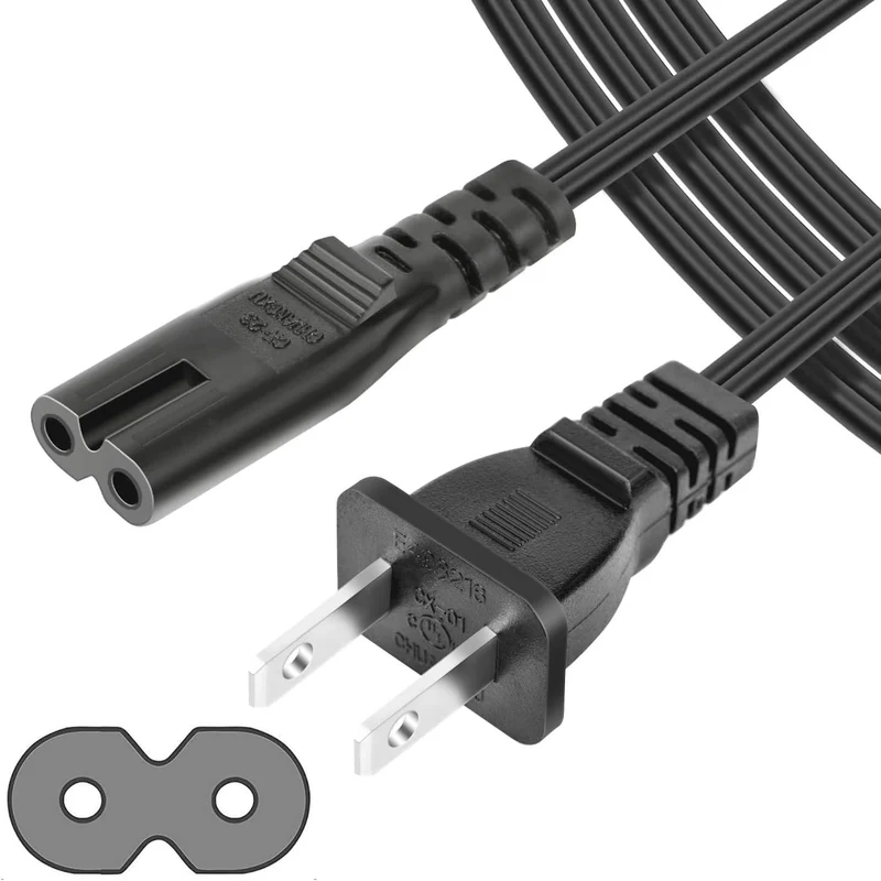 Replacement Power Cable Cord for 6 8 10 12 Port GaN Charging Station Hub