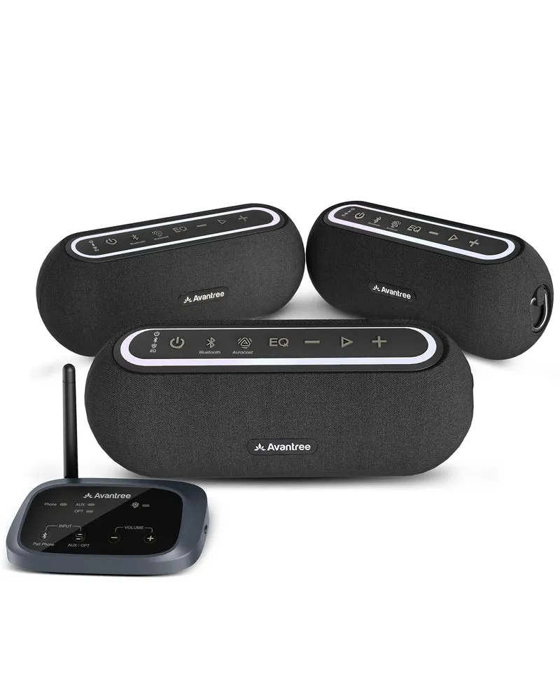 Avantree Harmony A2 Wireless Auracast Speaker System for Background Audio