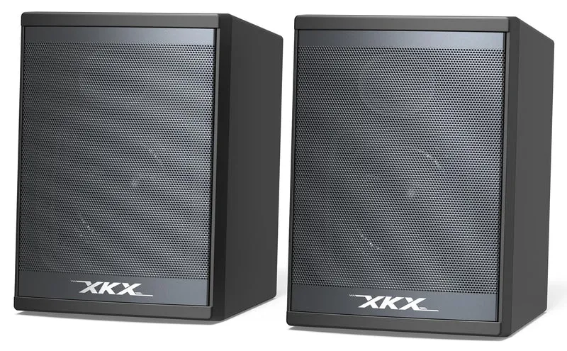 Computer Speakers for Desktop PC, External Speakers for Laptop Monitor, USB PlugNPlay, Wired, Desk PC Gaming Speakers with 2.0