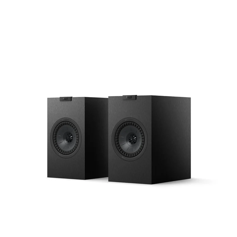 KEF Q1 Meta Bookshelf Speakers (Pair, Black) Passive 2Way HiFi Bookshelf Speaker with UniQ Driver Array for Home Stereo & Au