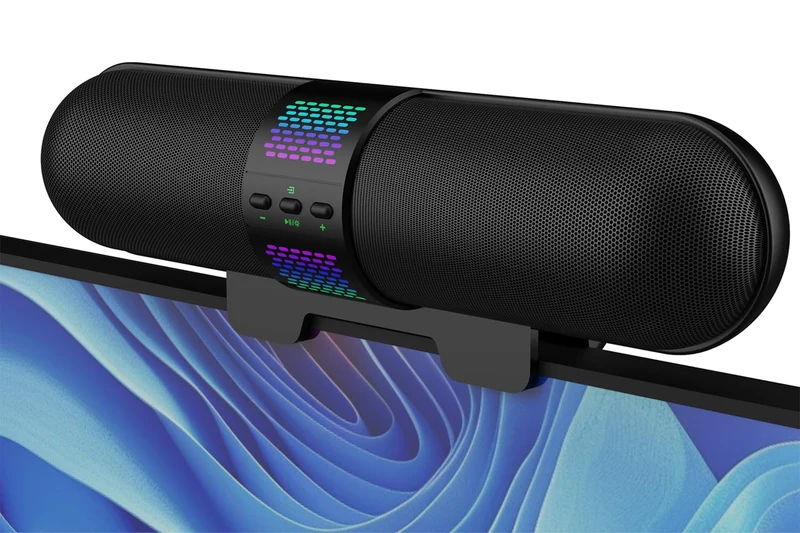 BESTISAN Computer Speaker, 2026 Upgraded with Auto L/R Swap (GSensor), Bluetooth 5.3/USB A/C Connection, 6 RGB Light Modes, Gam