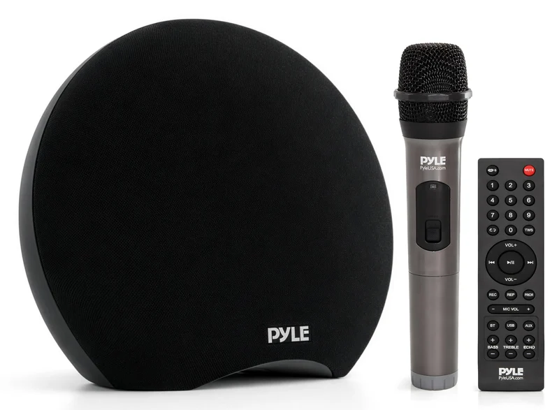 Pyle Portable Speaker Bluetooth | 280W Portable Waterproof Bluetooth Speaker with Dual 3 Subwoofers, Wireless Mic, TWS, MP3/U