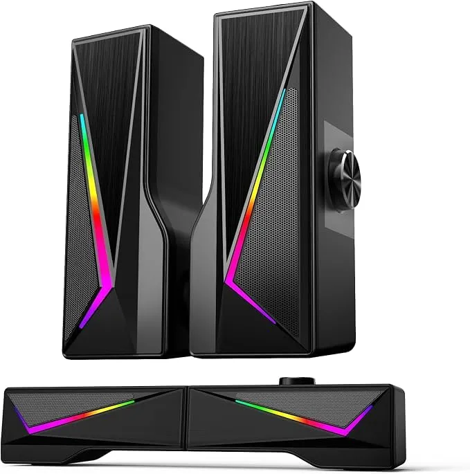 AOC Computer Speakers for Desktop PC, Laptop, and Monitor, Gaming Speakers