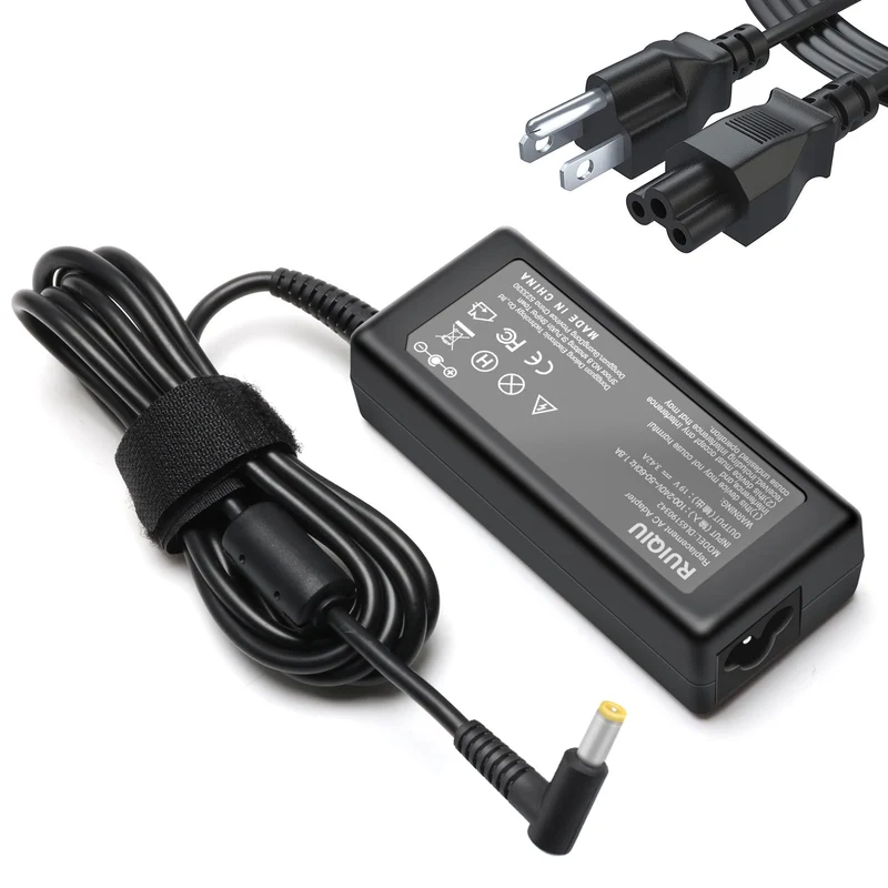 19V VH240A Power Cord Fit for HP Monitor 27 25 23 21.5 32f 27f 24f 27xw