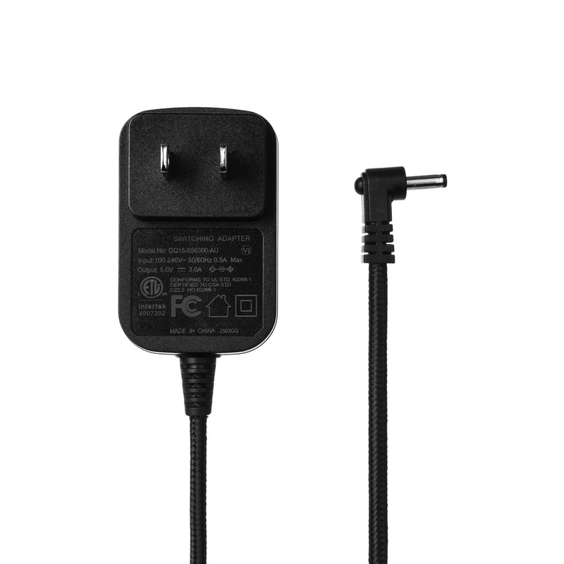 AC Adapter Power Supply 5V 3A for Aura AF900 AF700 AF600 Digital Photo Frame SRA30503000U2 (Black)