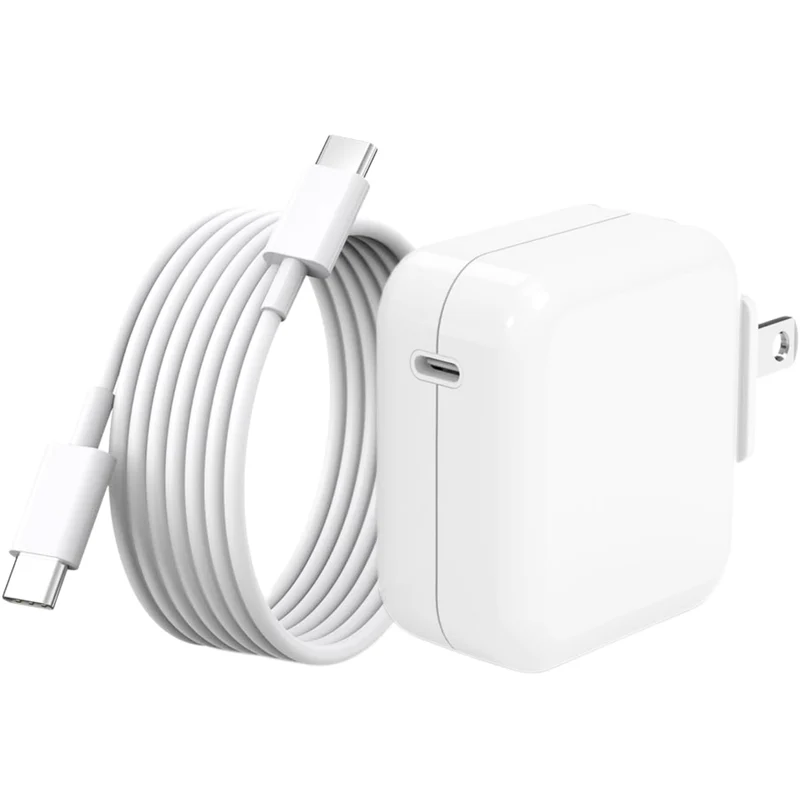 Mac Book Air Charger Fast Charging 30W USB C Power Adapter USB C Cable 10FT