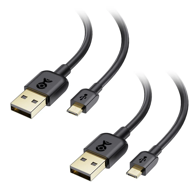 Cable Matters 2Pack Micro USB to USB A Cable, 3ft, Black