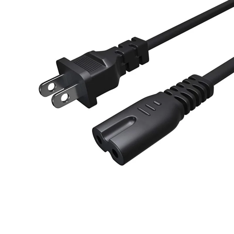 2 Prong Printer Power Cord/Printer Power Cable for Canon PIXMA MG/MP/MX/HP Officejet Pro 4500 6600 4650 4630 5255 6962 8600 8710