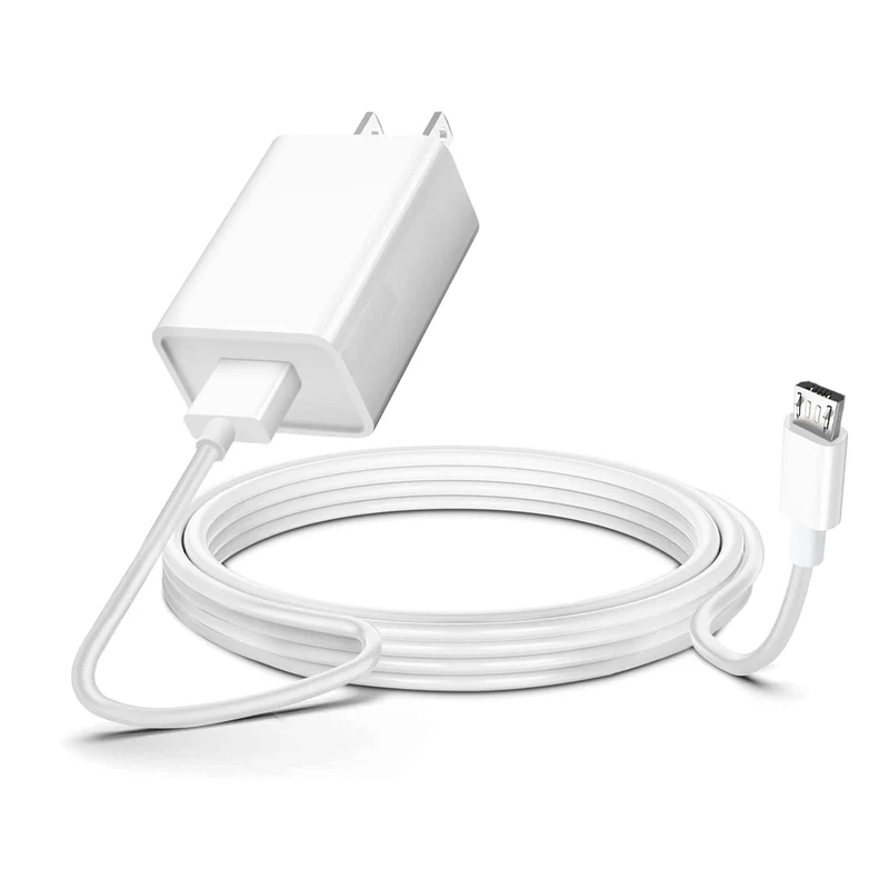 10FT USB A to Micro USB Camera old Android Phone Charger for Ring Indoor Cam 1st 2nd Gen and Ring keypad 1st 2nd gen Charging Co