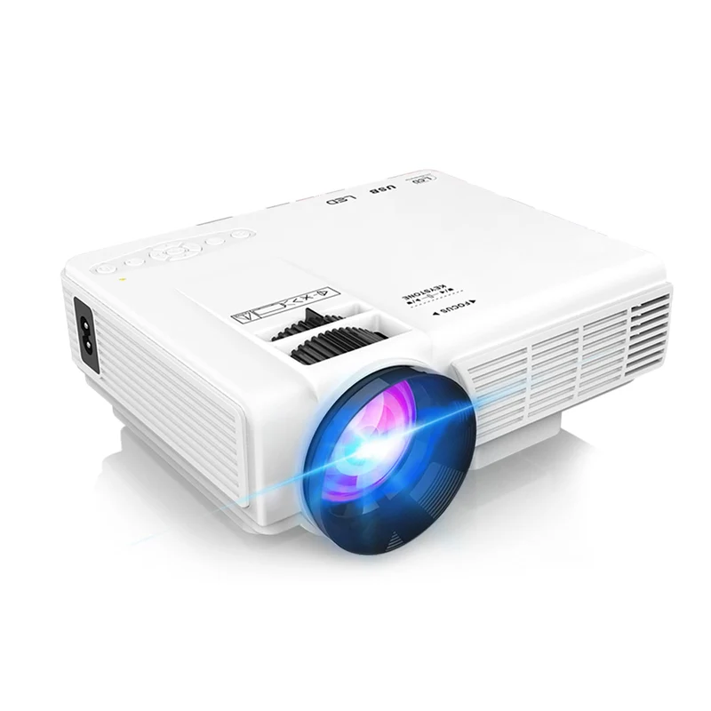 ?Netflix Ready?PANSEBA Smart Mini Projector with 1080P HD, 5G WiFi & 2 Way Bluetooth, Portable Outdoor Movie Projector for Phone