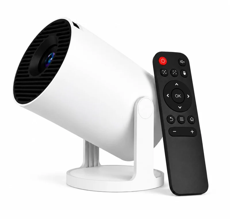 Mini Projector 4K WiFi 6 Bluetooth 5.4 Builtin Apps Portable Projector