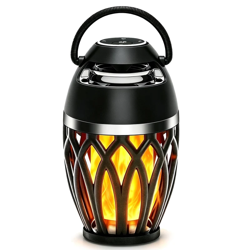 Hokwep Outdoor Bluetooth Speaker, Wireless Speaker with Colorful Lights