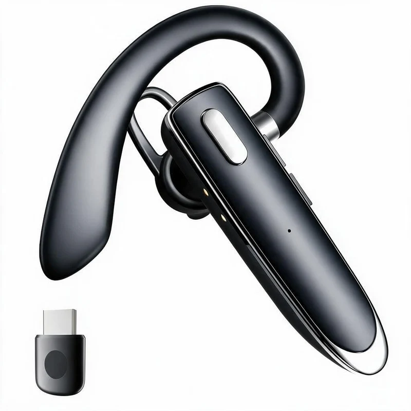 Bluetooth Headset with USB Dongle,Wireless Headset with Mic for Work